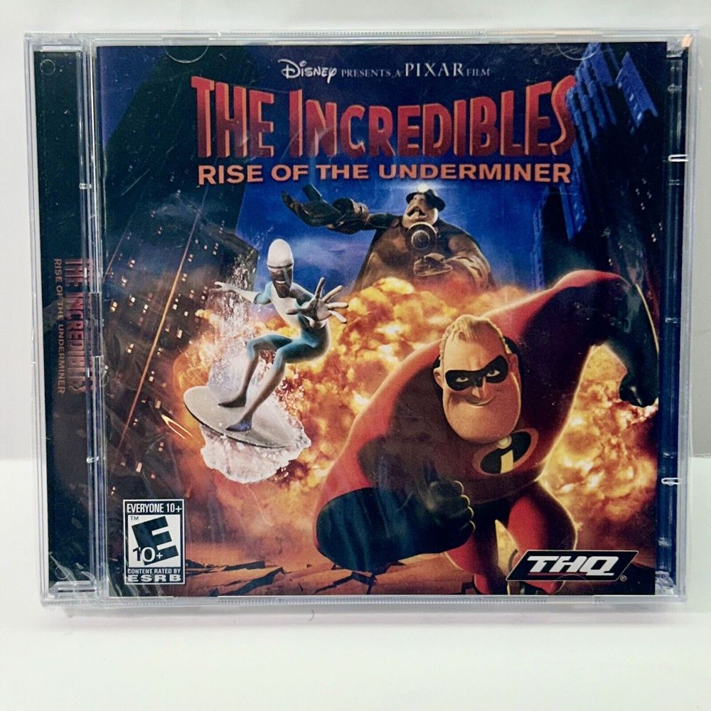 The Incredibles Rise of the Underminer PC/MAC Game THQ Pixar NEW SEALED